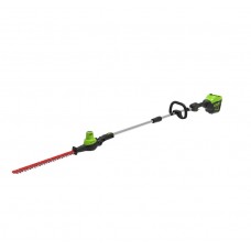Tagliasiepi telescopico a batteria GREENWORKS GD60PHT pacchetto completo di batteria 60V 2.0 Ah (G60B2) e caricabatteria G60UC